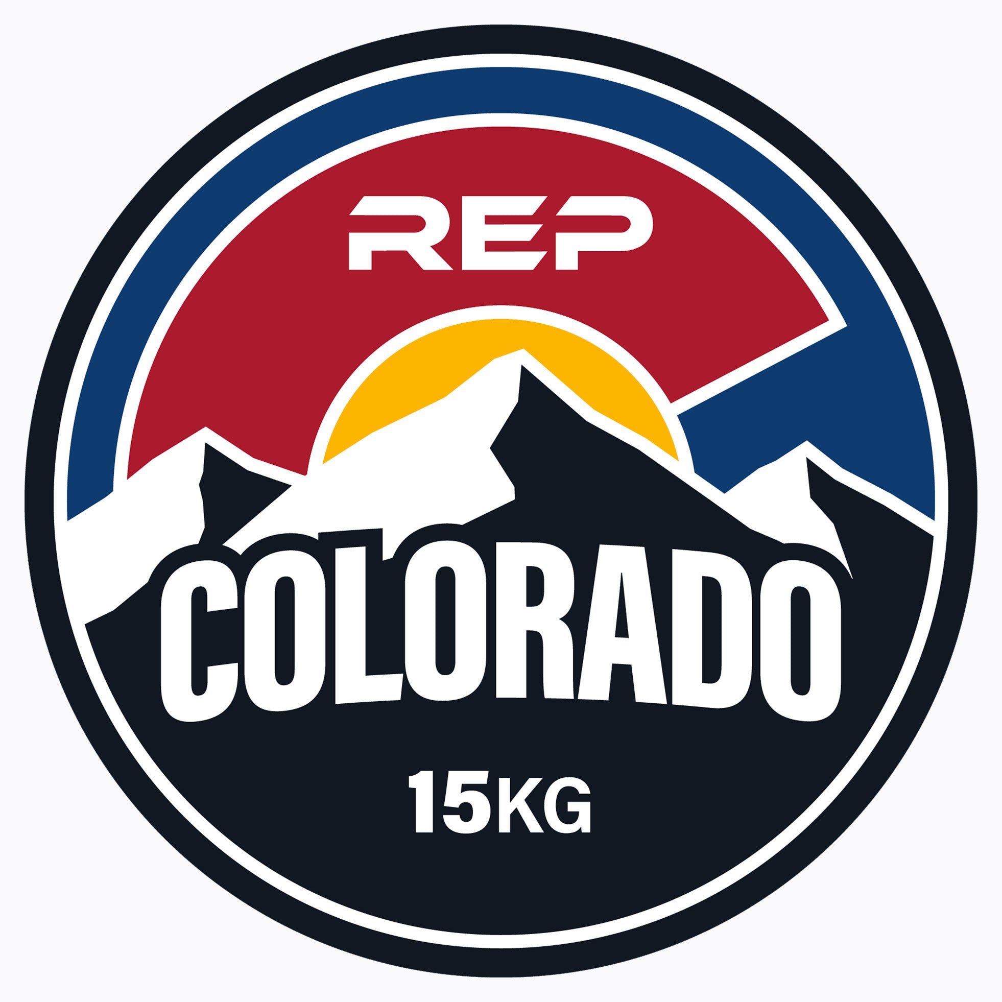 15 kg Colorado Bar weightlifting bar end piece closeup, ideal for strength training and gym workouts from Rep Fitness UK | Shop Premium Gym Equipment for Home & Commercial Use Online| Best Online Gym Equipment UK