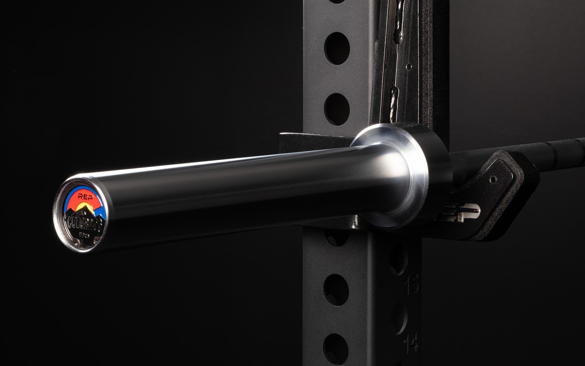 15 kg Colorado Bar weightlifting bar with a polished chrome metal finish, ideal for strength training and gym workouts from Rep Fitness UK | Shop Premium Gym Equipment for Home & Commercial Use Online| Best Online Gym Equipment UK