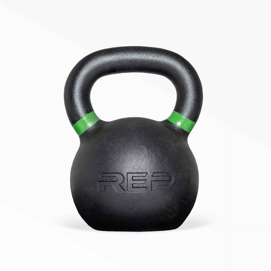 20kg kettlebell – premium cast-iron kettlebell from with color-coded handle, textured black coating for superior grip, and flat bases for stability; ideal for strength, conditioning, and full-body training; available individually or in sets from Rep Fitness UK | Shop Premium Gym Equipment for Home & Commercial Use, Best Online Gym Equipment UK