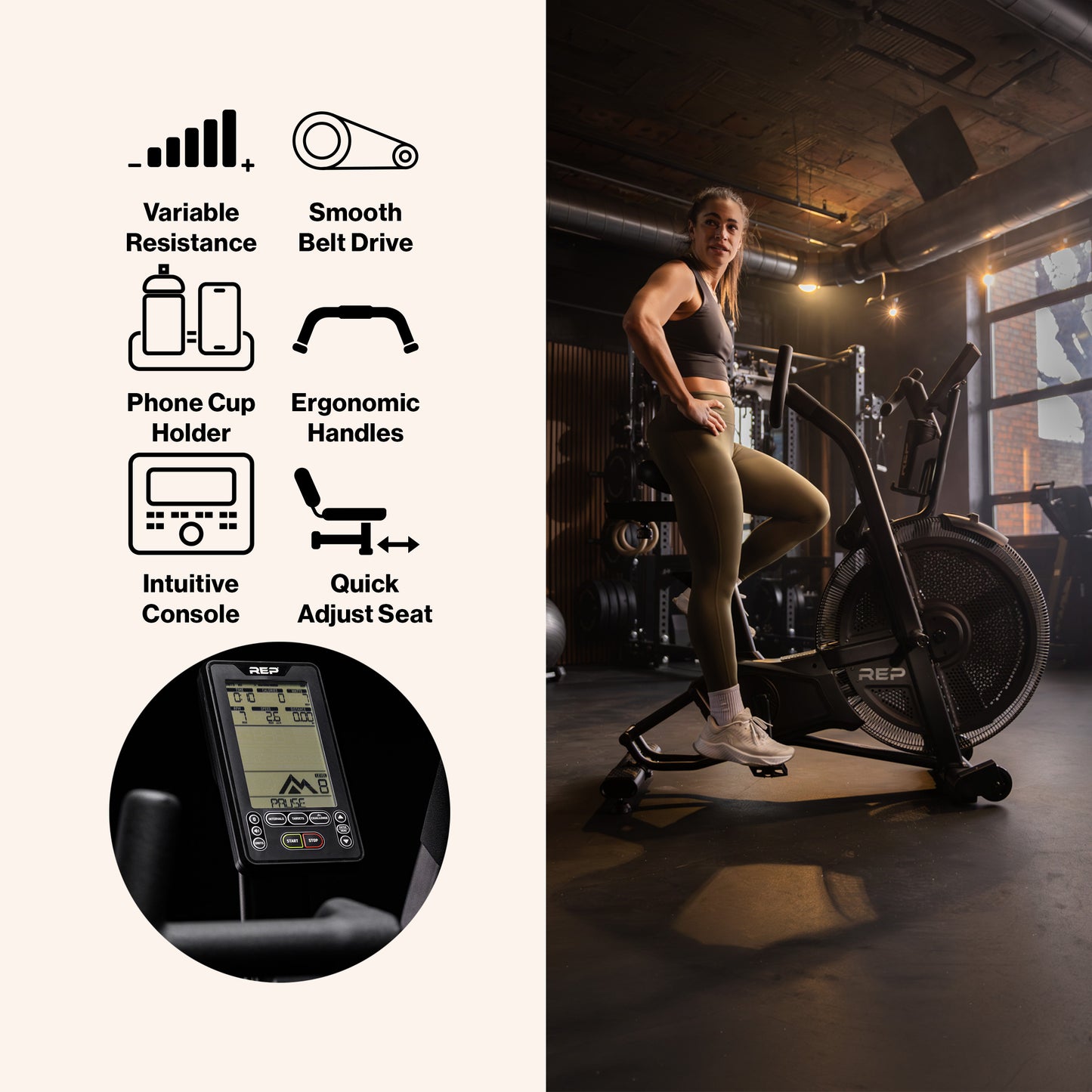 Strive™ Air Bike featuring VPR™