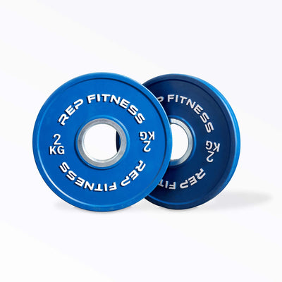 2kg Change Plate (KG) Pair from Rep Fitness UK | Shop Best Premium Gym Equipment for Home & Commercial Use Online