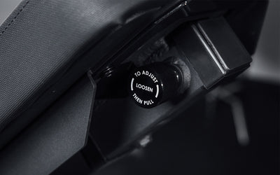 Close-up of REP AB-4100 adjustable bench showing ladder adjustment knob and steel frame detail from Rep Fitness UK | Shop Best Premium Gym Equipment for Home & Commercial Use Online