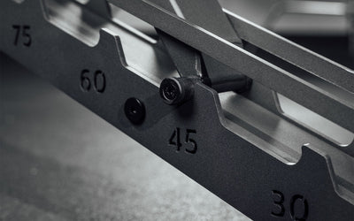 Close up of ladder detail of the AB-4100 Adjustable Weight Bench from Rep Fitness UK | Shop Best Premium Gym Equipment for Home & Commercial Use Online