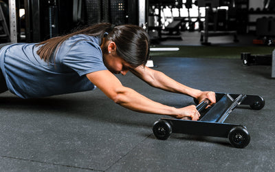 Athlete using glute ham roller for ab exercises ideal for strengthening posterior chain muscles lightweight and portable perfect for home gyms and commercial facilities from Rep Fitness UK | Shop Premium Gym Equipment for Home & Commercial Use Online | Best Online Gym 