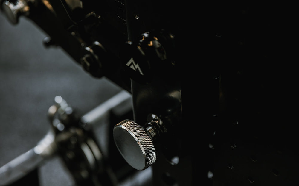 Close-up of adjusting knob on Pegasus™ Attachment added to Adonis from Rep Fitness UK | Shop Premium Gym Equipment for Home & Commercial Use, Best Online Gym Equipment UK