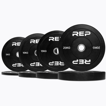 Black Bumper Plate Sets (KG) - 