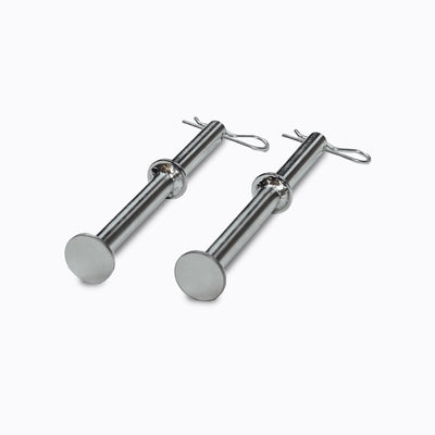Band Pegs 2.0 – chrome-plated solid steel pegs; add resistance and storage versatility to your power rack; easy slide-in installation with cotter pin, perfect for banded squats, deadlifts, mobility work, and storing bands or attachments; lightweight yet durable design from Rep Fitness UK | Shop Premium Gym Equipment for Home & Commercial Use, Best Online Gym Equipment UK