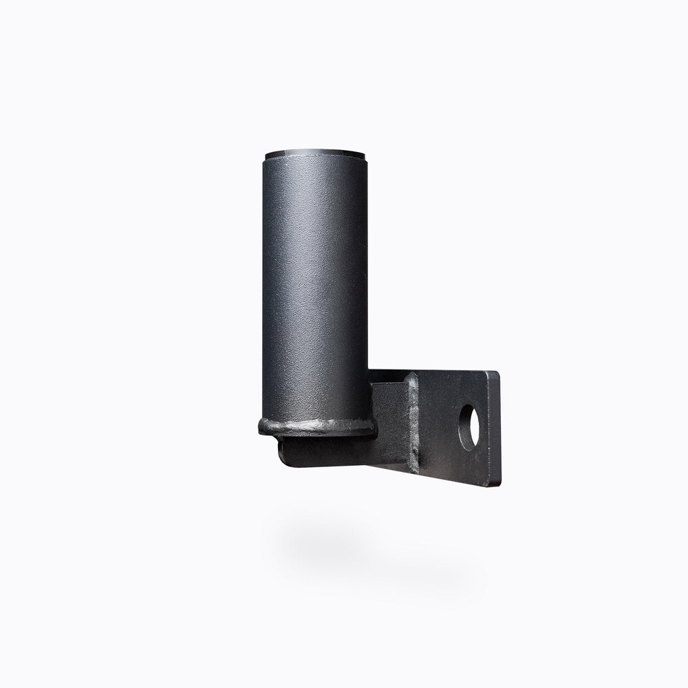 Barbell Tube Stand 5000 Series Racks, heavy-duty steel attachment for 5000 Series racks; vertical barbell storage for one bar, 2” diameter tube, protective plastic lining, matte black powder coat, 7.8” tall x 6.5” deep, space-saving home gym solution from Rep Fitness UK | Shop Premium Gym Equipment for Home & Commercial Use, Best Online Gym Equipment