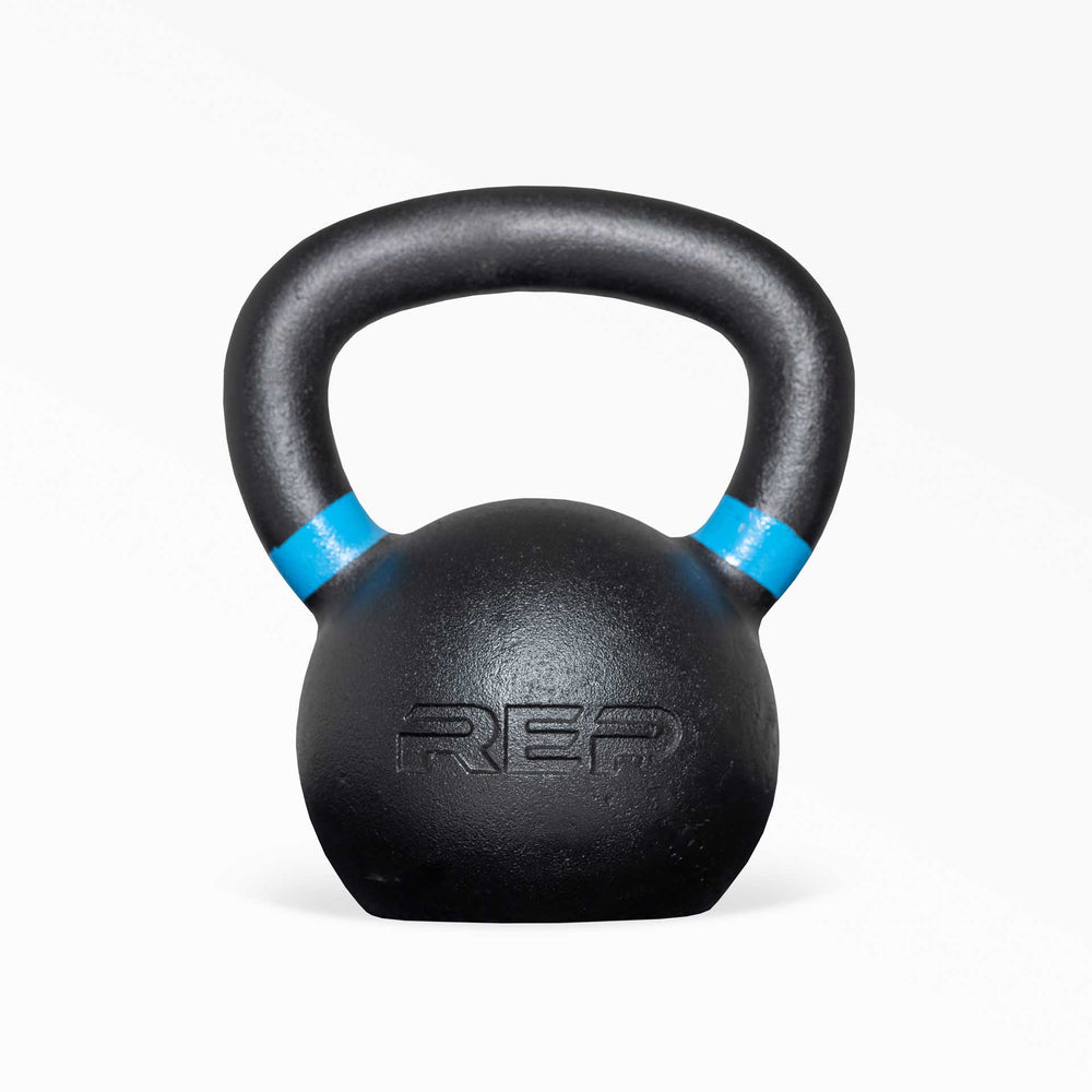 Blue 12kg marked kettlebell – premium cast-iron kettlebell from with color-coded handle, textured black coating for superior grip, and flat bases for stability; ideal for strength, conditioning, and full-body training; available individually or in sets from Rep Fitness UK | Shop Premium Gym Equipment for Home & Commercial Use, Best Online Gym Equipment UK