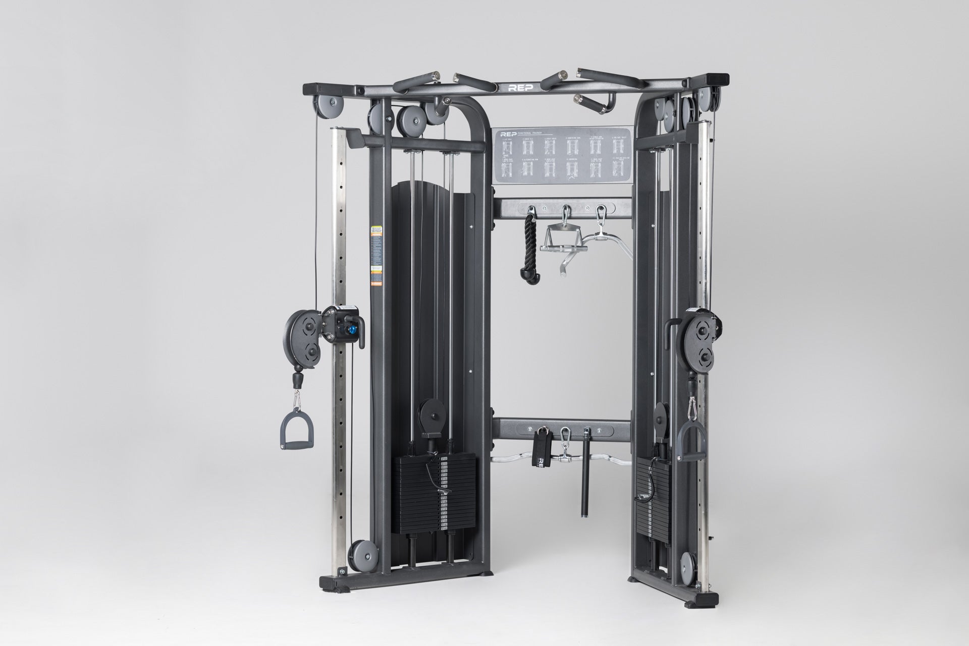 Triangle Row Cable Attachment Shown on FT-5000 Storage from Rep Fitness UK | Shop Best Premium Gym Equipment for Home & Commercial Use Online