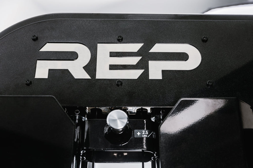 Closeup of Arcadia™ max stand-alone functional trainer, premium full-sized cable machine back piece from Rep Fitness UK | Shop Premium Gym Equipment for Home & Commercial Use Online.