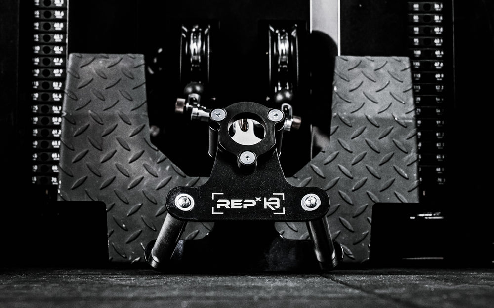 REP® x Kleva Built® Angled Atlas™ Close-Grip Cable and Landmine Attachment