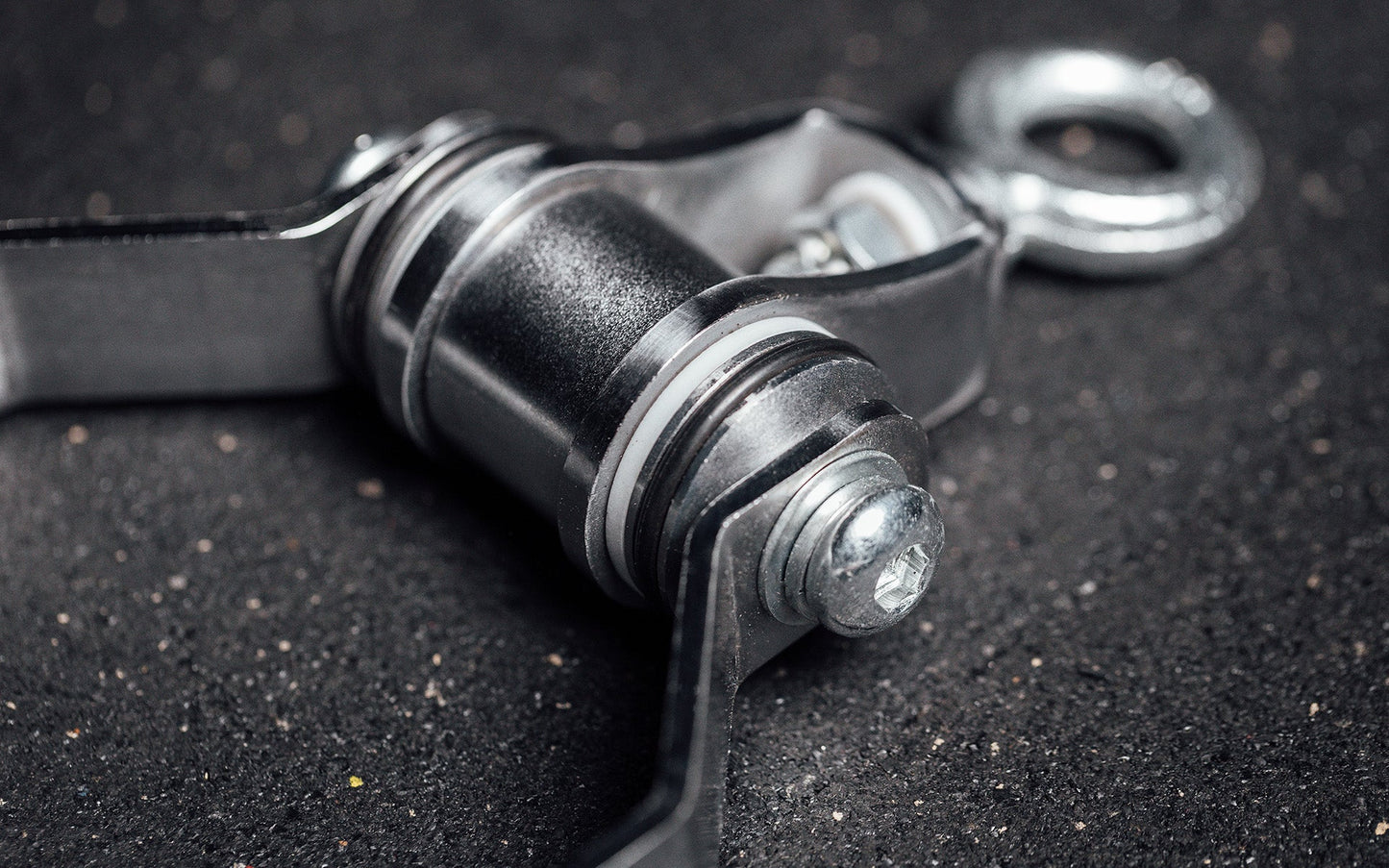 Pro Series D-handle Close Up of Swivel hardware from Rep Fitness UK | Shop Best Premium Gym Equipment for Home & Commercial Use Online
