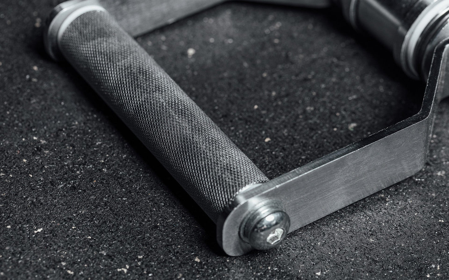 Pro Series D-handle Close Up of Knurling from Rep Fitness UK | Shop Best Premium Gym Equipment for Home & Commercial Use Online