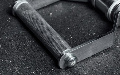 Pro Series D-handle Close Up of Knurling from Rep Fitness UK | Shop Best Premium Gym Equipment for Home & Commercial Use Online