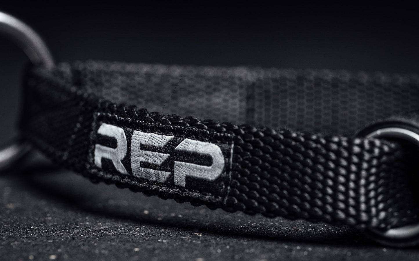D Handle Strap Close Up Showing REP Branding from Rep Fitness UK | Shop Best Premium Gym Equipment for Home & Commercial Use Online