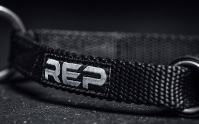 D Handle Strap Close Up Showing REP Branding from Rep Fitness UK | Shop Best Premium Gym Equipment for Home & Commercial Use Online