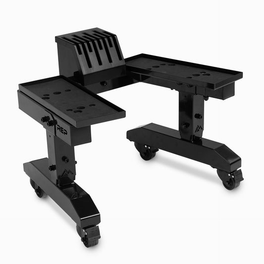 Dumbbell Stand Metallic Black from Rep Fitness UK  Shop Premium Gym Equipment for Home & Commercial Use Online