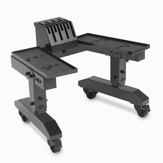 Dumbbell Stand-PepMatte Black Dumbbell Stand-PepGlossWheels from Rep Fitness UK  Shop Premium Gym Equipment for Home & Commercial Use Online