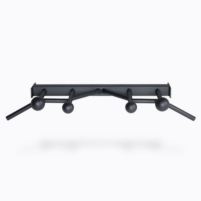 Globe Front Mount Pull-Up Bar, versatile attachment for multiple grips with 1.25” tubes, small (3.1”) and large (4”) globes for grip training, band attachment options, matte black powder coat, space-saving home gym pull-up station from Rep Fitness UK | Shop Premium Gym Equipment for Home & Commercial Use, Best Online Gym Equipment UK