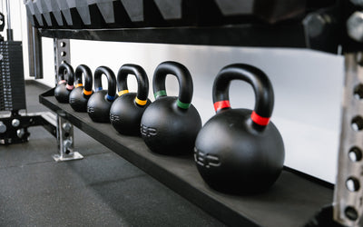 Dumbbell & Kettlebell Storage Shelf