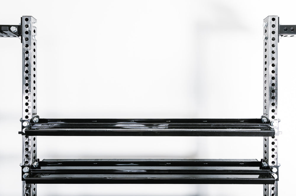 Dumbbell & Kettlebell Storage Shelf