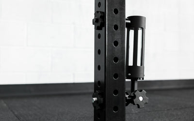 The Rack Mounted REP® x Kleva Built® Adroit Landmine mounted on a 4000 series rack from Rep Fitness UK | Shop Premium Gym Equipment for Home & Commercial Use Online | Best Online Gym Equipment UK