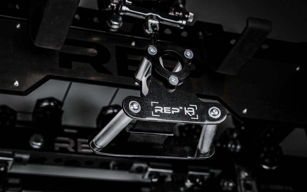 REP® x Kleva Built® Angled Atlas™ Close-Grip Cable and Landmine Attachment