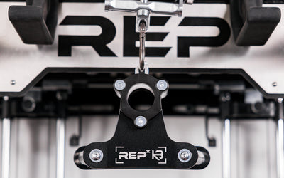 REP® x Kleva Built® Angled Atlas™ Close-Grip Cable and Landmine Attachment