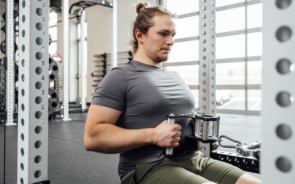 REP® x Kleva Built® Atlas™ Close-Grip Cable and Landmine Attachment