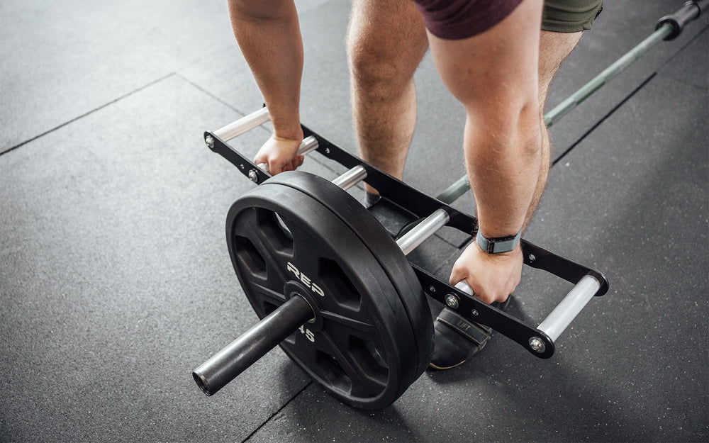 REP® x Kleva Built® Atlas™ Multi-Grip Cable and Landmine Attachment