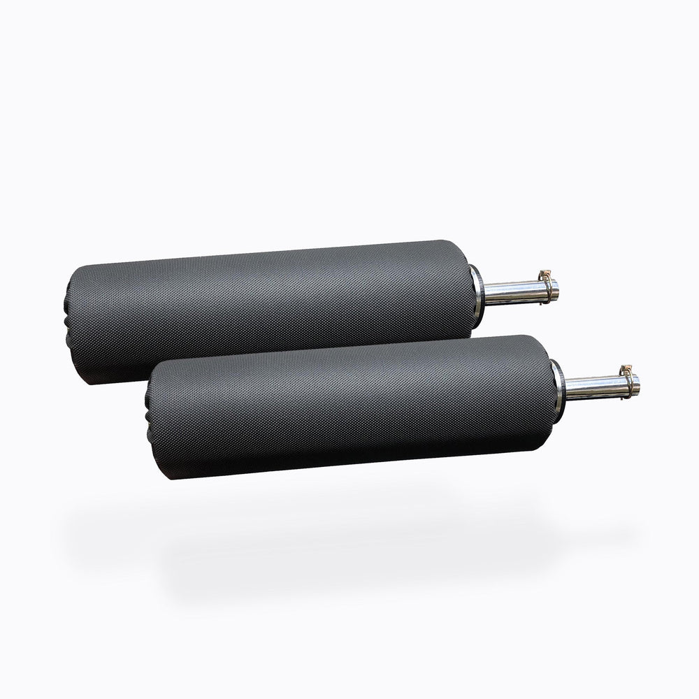 Leg Roller Attachment 5000 Series Pair, add lower-body training versatility to your power rack – heavy-duty, 600 lb capacity roller; features foam-covered vinyl pad, quick pin-lock installation, durable 8–11 gauge steel or chrome construction, ideal for split squats, curls, and back extensions from Rep Fitness UK | Shop Premium Gym Equipment for Home & Commercial Use, Best Online Gym Equipment UK