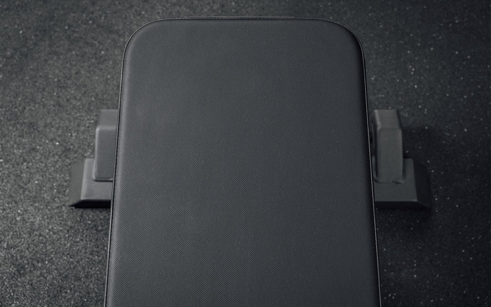 Nighthawk matte black bench pad closeup from Rep Fitness UK | Shop Premium Gym Equipment for Home & Commercial Use Online