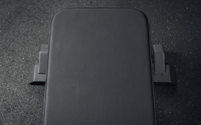 Nighthawk matte black bench pad closeup from Rep Fitness UK | Shop Premium Gym Equipment for Home & Commercial Use Online