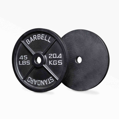 REP Old School Iron Plates with classic one-sided design, deep grip lip, and raised silver lettering from Rep Fitness UK | Shop Best Premium Gym Equipment for Home & Commercial Use Online