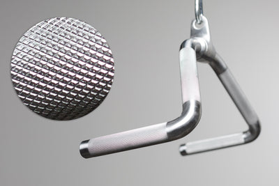 Open Row Cable Attachment Close Up of Knurling from Rep Fitness UK | Shop Best Premium Gym Equipment for Home & Commercial Use Online