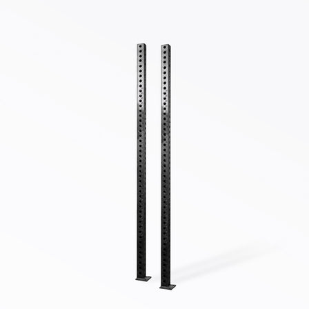 PR-5000 Power Rack Uprights Metallic Black 80" Pair 11-gauge steel uprights for sturdy, durable rack builds from Rep Fitness UK | Shop Premium Gym Equipment for Home & Commercial Use, Best Online Gym Equipment