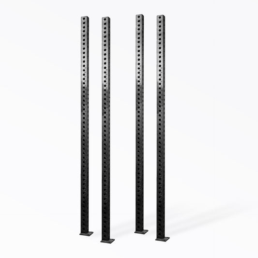 PR-5000 Power Rack Uprights Metallic Black 93" Set of Four 11-gauge steel uprights for sturdy, durable rack builds from Rep Fitness UK | Shop Premium Gym Equipment for Home & Commercial Use, Best Online Gym Equipment