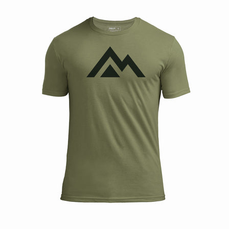 Olive Icon Tri Blend Crew T-Shirt