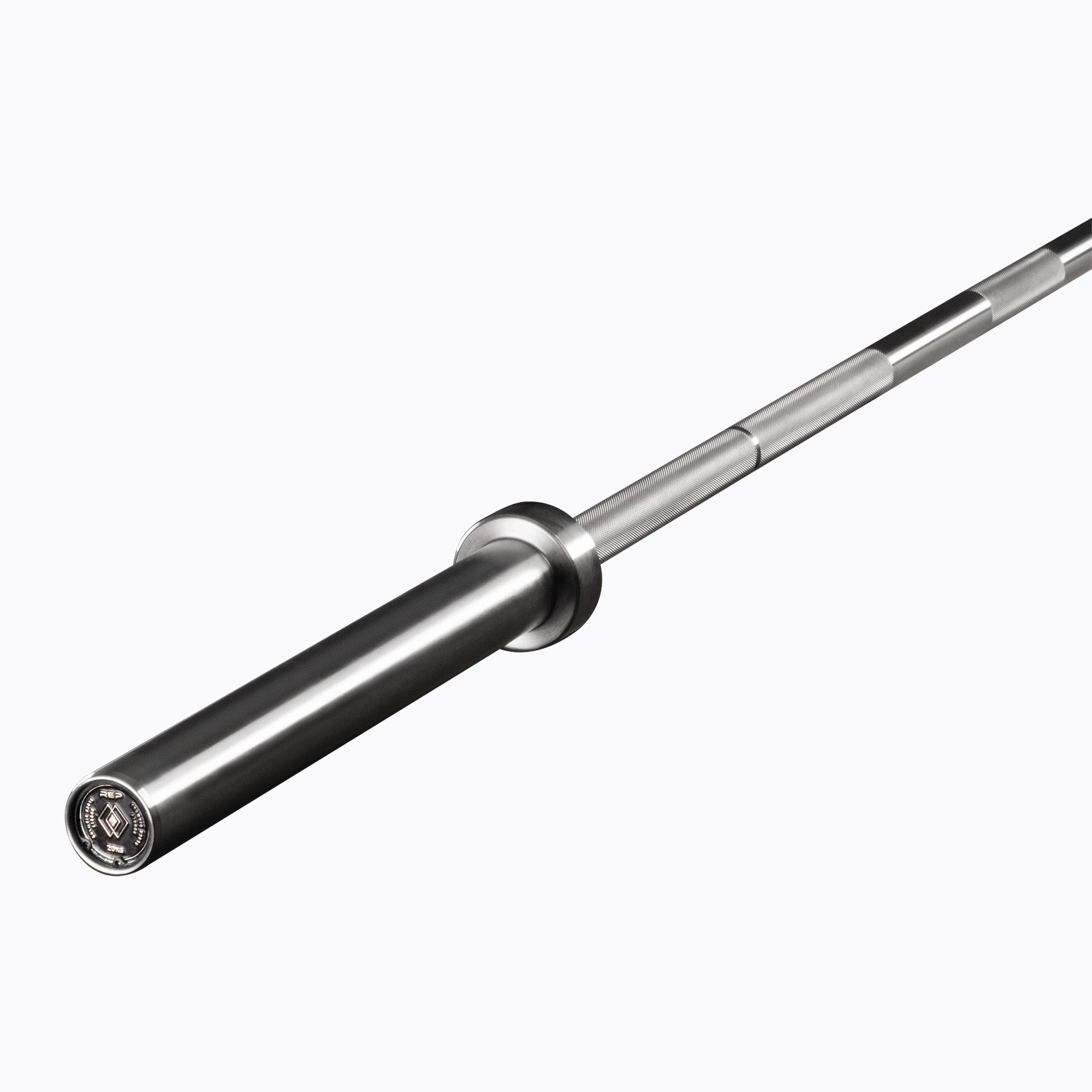 REP Fully Stainless Steel Double Black Diamond Power Bar, elite 20kg powerlifting barbell with ultra-aggressive mountain knurling, 29mm stiff shaft, bronze bushings, and IPF-standard specs, built for maximum grip and durability; available in stainless steel or Cerakote finishes for premium performance and corrosion resistance from Rep Fitness UK | Shop Premium Gym Equipment for Home & Commercial Use, Best UK Gym Equipment Online