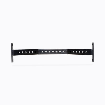 Rear Base Stabilizer 2.0 heavy-duty 3x3” 11-gauge steel rack stabilizer with metallic black powder coat; adds stability without bolting down, serves as anchor for Lat and Low Row Attachment, and provides storage for spotter arms and accessories from Rep Fitness UK | Shop Premium Gym Equipment for Home & Commercial Use, Best Online Gym Equipment UK