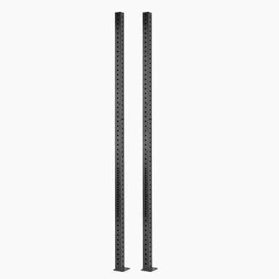 REP 108-inch commercial rig uprights made from 3x3-inch 11-gauge steel with numbered holes and powder-coated finish from Rep Fitness UK | Shop Best Premium Gym Equipment for Home & Commercial Use Online