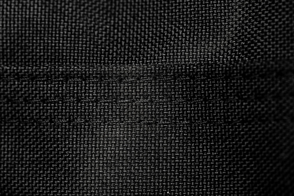 Close-up of black fabric texture