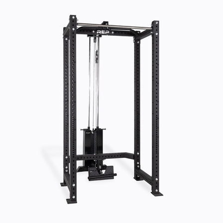REP Fitness PR-4000 Power Rack with Lat Pulldown Cable Attachment