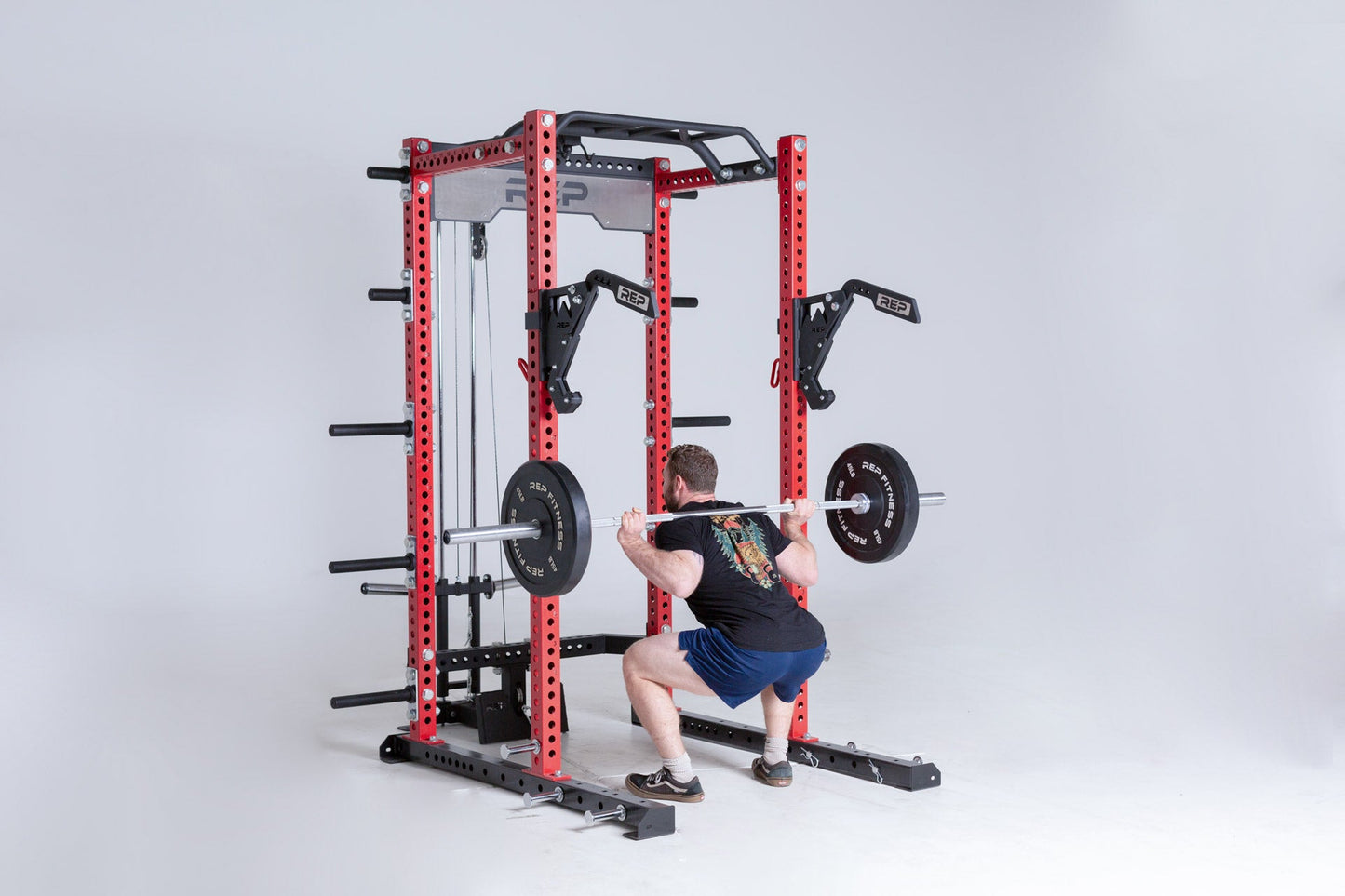 Whiter Rep Rack Omni™ | Rack Uprights | REP Fitness | Rack Attachments