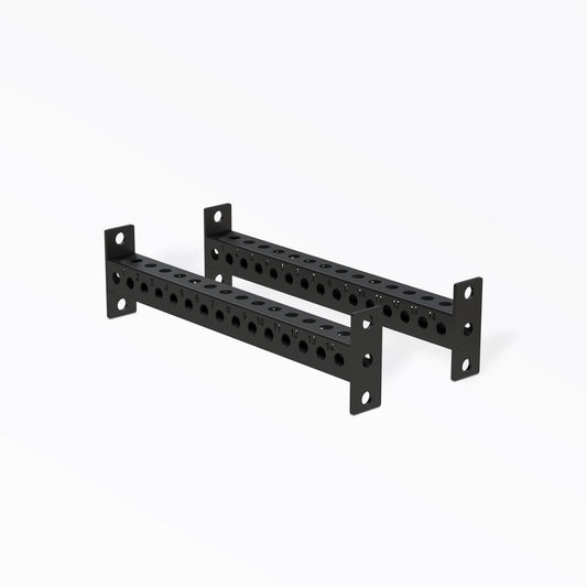 PR-5000 Crossmembers Matte Black 30", 3x3” 11-gauge steel rack connectors with 1” holes, 2” spacing, and laser-cut numbers; easy bolt-on installation with included hardware, multiple powder-coat from Rep Fitness UK | Shop Premium Gym Equipment for Home & Commercial Use, Best Online Gym Equipment