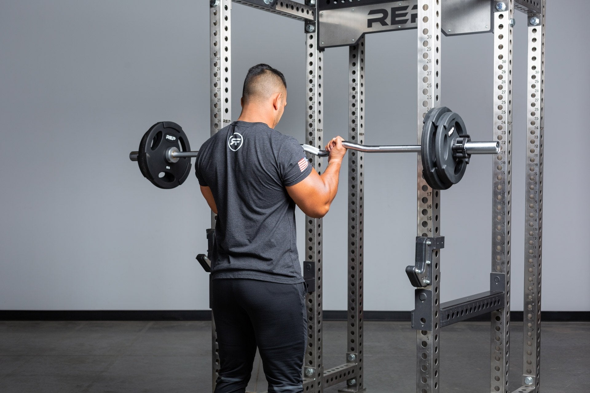 REP Fitness EZカールバー ステンレススチール 140 48172_0.jpg ウエイトトレーニング