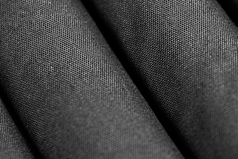 Close-up of black fabric texture