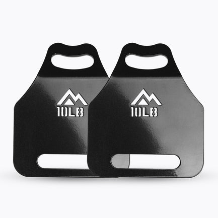 Strata™ Weight Vest Plates 10lb pair, durable steel construction, ergonomic rib contour, tapered edges, top/bottom handles, compatible with REP Strata™ vest for functional fitness and HIIT from Rep Fitness UK | Shop Premium Gym Equipment for Home & Commercial Use, Best Online Gym Equipment UK