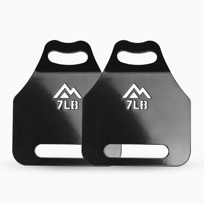 Strata™ Weight Vest Plates 7lb pair, durable steel construction, ergonomic rib contour, tapered edges, top/bottom handles, compatible with REP Strata™ vest for functional fitness and HIIT from Rep Fitness UK | Shop Premium Gym Equipment for Home & Commercial Use, Best Online Gym Equipment UK